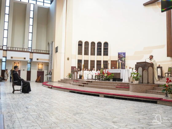 Pierwsza profesja zakonna br. Ambrożego Ciereszki OFM, Chorzów-Klimzowiec, 17 września 2025 roku Fot.: Agnieszka Grabara