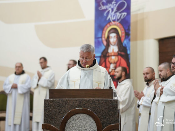 Pierwsza profesja zakonna br. Ambrożego Ciereszki OFM, Chorzów-Klimzowiec, 17 września 2025 roku Fot.: Agnieszka Grabara