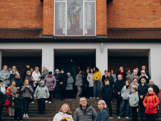 25. rocznica poświęcenia kościoła św. Antoniego z Padwy w Słucku na Białorusi, Fot.: Wiktor Wiedzień