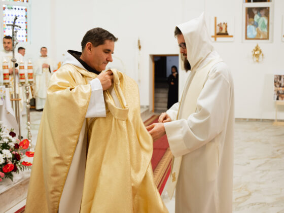 Święcenia prezbiteratu br. Aleksandra Leszczanki OFM, Słuck 7 listopada 2025 r., Fot.: Svetlana Labkovich