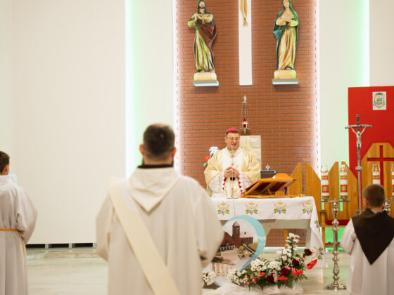 Święcenia prezbiteratu br. Aleksandra Leszczanki OFM, Słuck 7 listopada 2025 r., Fot.: Svetlana Labkovich