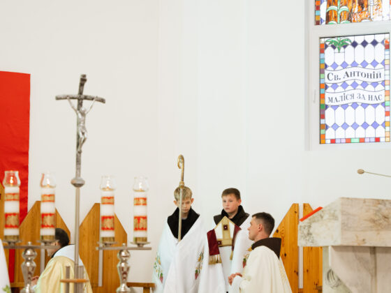 Święcenia prezbiteratu br. Aleksandra Leszczanki OFM, Słuck 7 listopada 2025 r., Fot.: Svetlana Labkovich