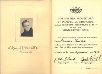 o. Kamil Emanuel Kaleta OFM